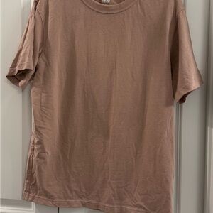 Uniqlo Men's Tan Short Sleeve Tee
